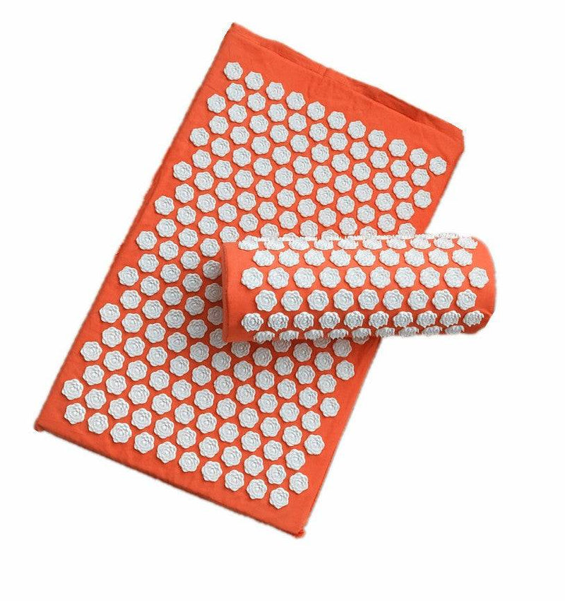 Acupuncture Yoga Cushion Massage Cushion and Pillow Orange Lotus
