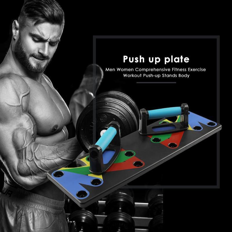 Color-Coded Push-Up Board for Targeted Upper Body Training