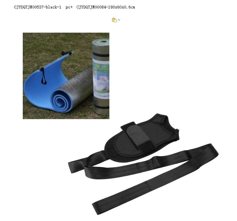 Yoga Stretching Belt – Foot & Leg Rehab, Flexibility Training Black Set B