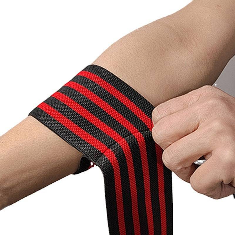 Elastic Elbow Compression Bandage Sleeve – Adjustable Support for Basketball