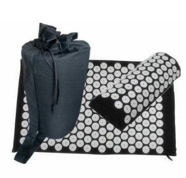 Acupuncture Yoga Cushion Massage Cushion and Pillow Black Set