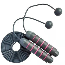 Solid Wireless Ball Suit Skipping Rope – Adult Fitness Sports Training Grey