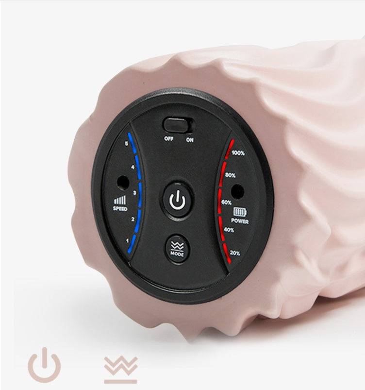 Electric Foam Roller Muscle Relaxer with Three-Zone Vibration