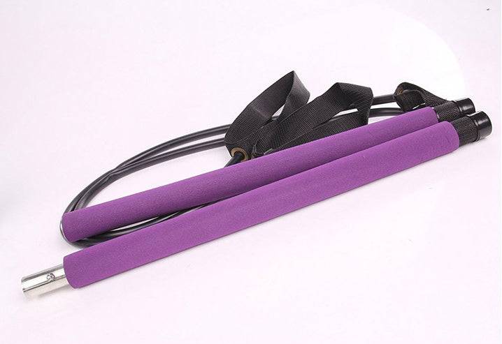 Yoga Crossfit Resistance Bands Exerciser Pull Rope – Portable Gym Workout Pilates Bar Trainer