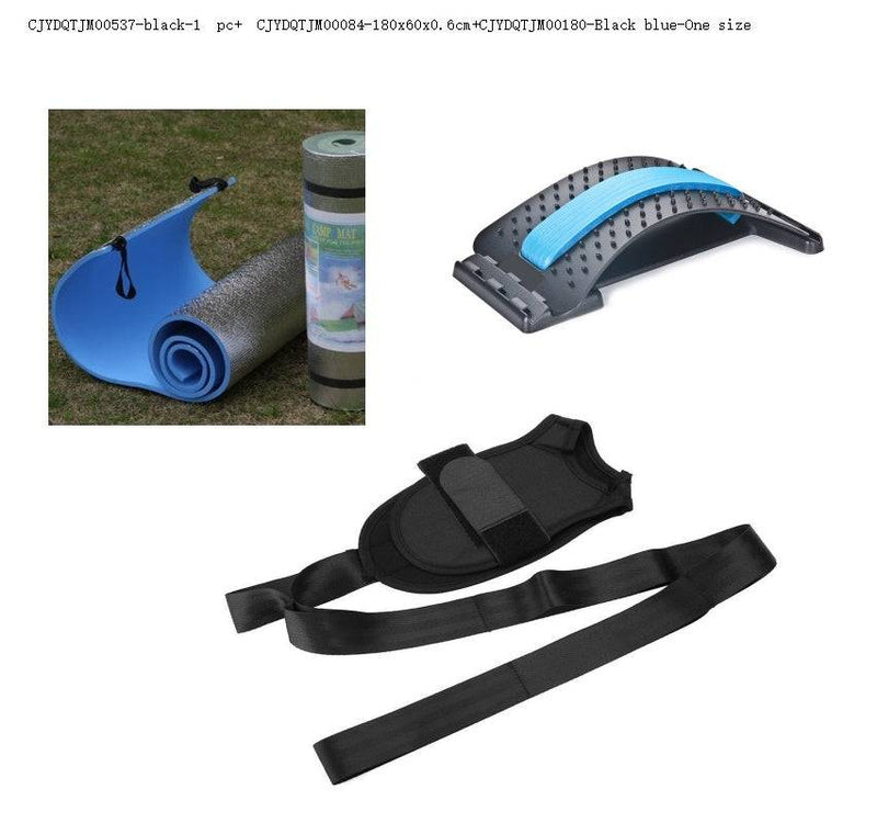 Yoga Stretching Belt – Foot & Leg Rehab, Flexibility Training Black Set C
