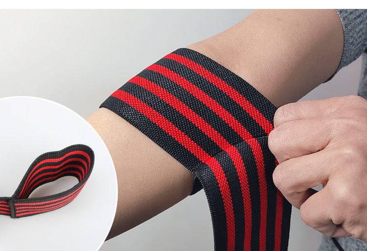 Elastic Elbow Compression Bandage Sleeve – Adjustable Support for Basketball