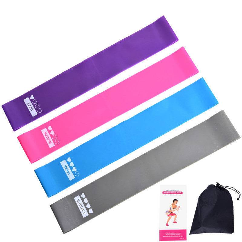 Elastic Booty Resistance Bands for Fitness, Yoga & Strength Training Set