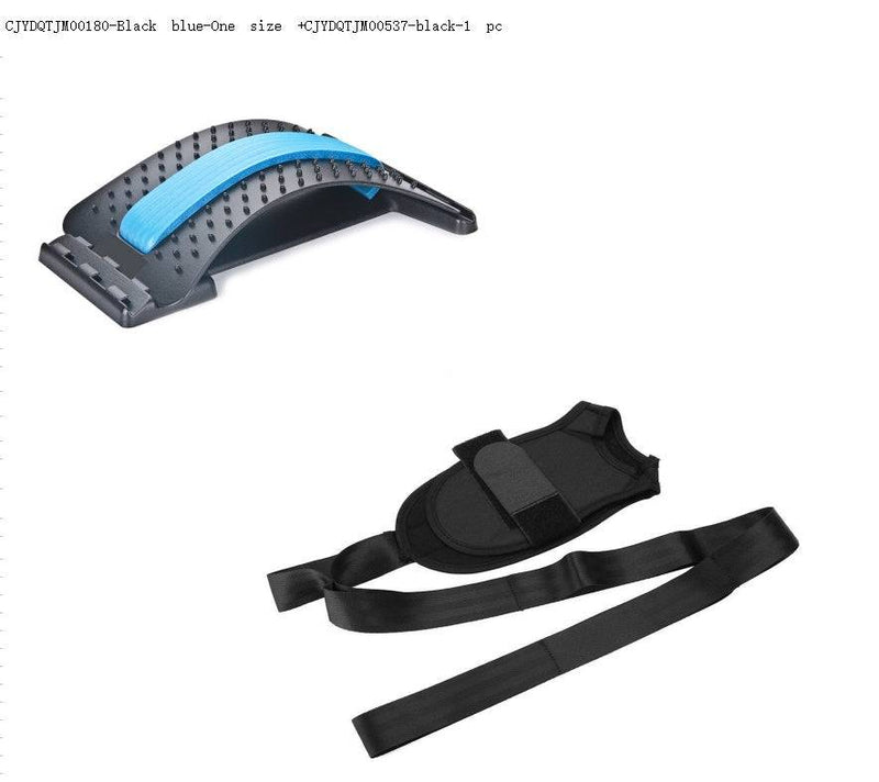 Yoga Stretching Belt – Foot & Leg Rehab, Flexibility Training Black Set A