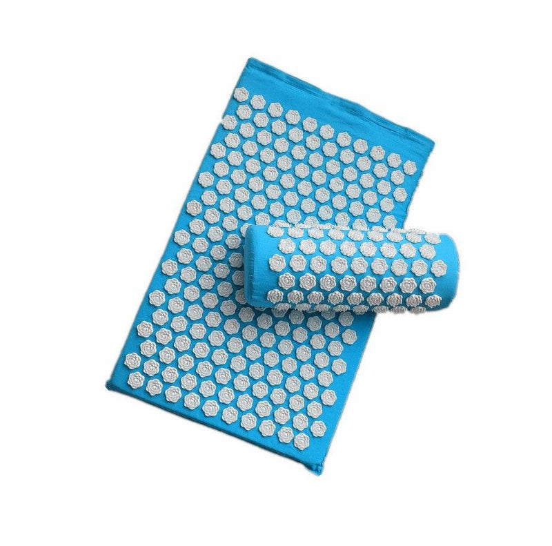 Acupuncture Yoga Cushion Massage Cushion and Pillow Sky Blue Lotus