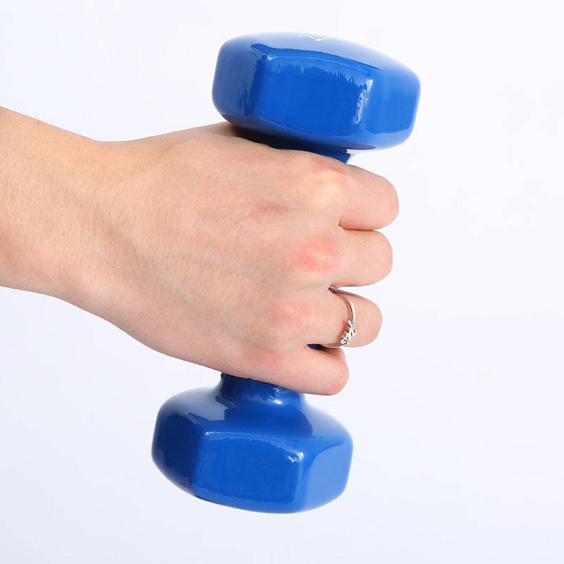 Colorful Neoprene Coated Dumbbells – Lightweight Hand Weights for Home Workouts, Yoga & Aerobics