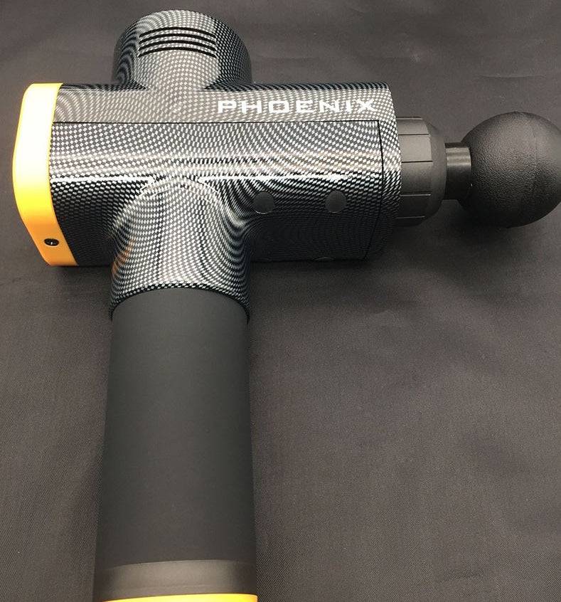 Fascia Gun Massage Gun – Deep Tissue Muscle Massager with 4 Replaceable Heads for Pain Relief and Muscle Recovery