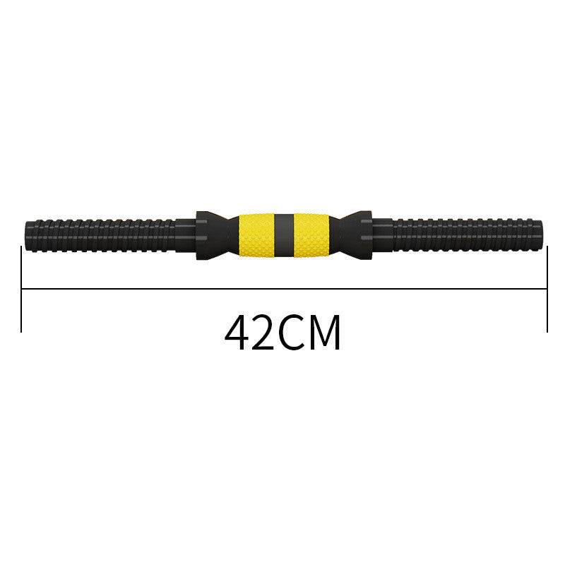 Adjustable Dumbbell & Barbell Weight Set – 33LB Multifunctional Free Weights for Home Gym 💪🏋️ Yellow 42CM Dumbbell Bar