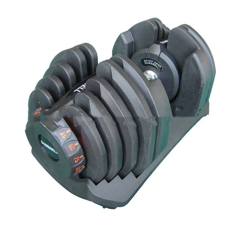 Men's Adjustable Automatic Dumbbell for Quick Fitness Training Black