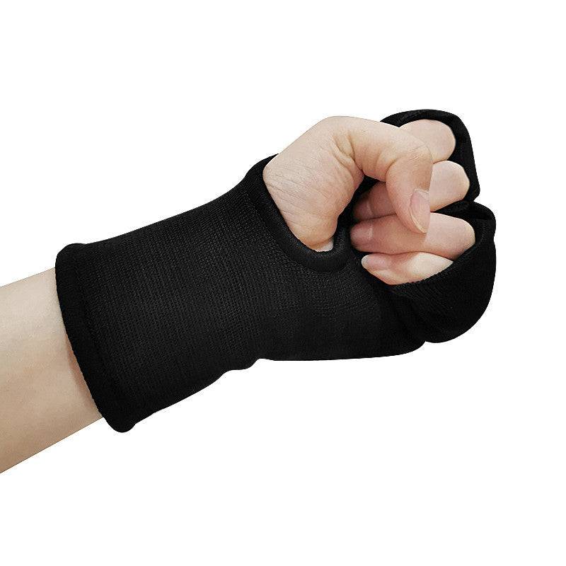 Stretch Sweat-Absorbent Gel-Padded Knitted Boxing Hand Wrap Gloves – Muay Thai, Sanda, Kickboxing Training Inner Gloves