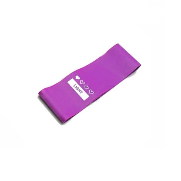 Elastic Booty Resistance Bands for Fitness, Yoga & Strength Training Purple