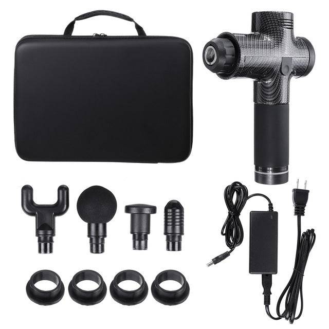Electric Vibrating Therapy Gun – Deep Tissue Muscle Massager with 20-Speed Settings