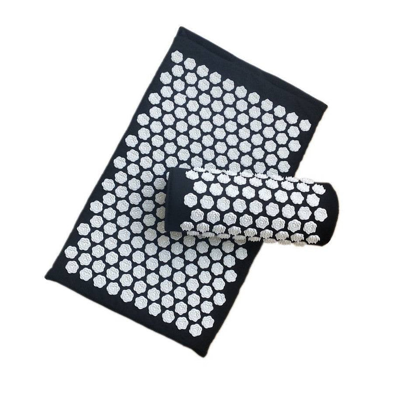 Acupuncture Yoga Cushion Massage Cushion and Pillow Black Lotus