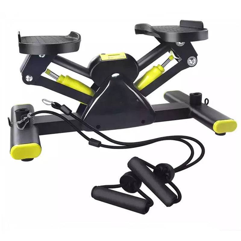 New Household Hydraulic Treadmill – Mini Trainer for Home & Gym Yellow Strap Drawstring
