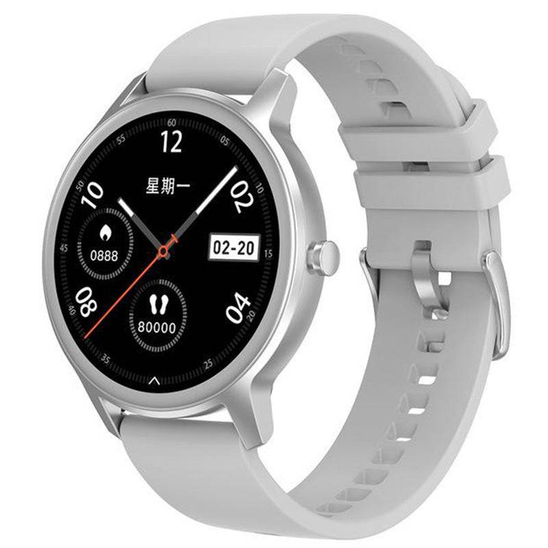 IP67 Waterproof Fitness Tracker with Heart Rate, Sleep Monitoring & Multi-Sport Modes for iOS & Android Silver gray