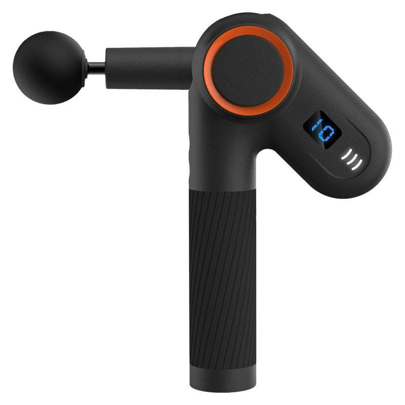 Massage Gun USB Rechargeable Massage Angle Rotatable Orange Black USB