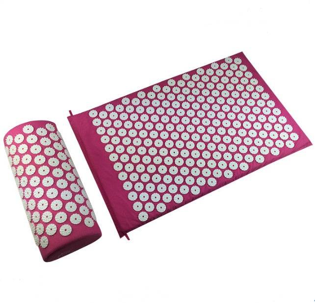 Acupuncture Yoga Cushion Massage Cushion and Pillow Pink Set