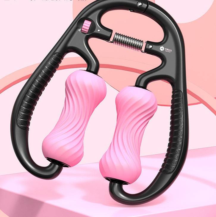 Adjustable Ring Clip Calf Massager – Foam Roller for Muscle Relaxation and Yoga Pink