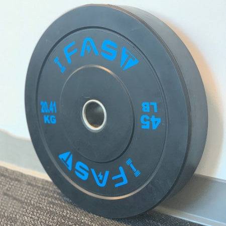 Olympic Bumper Weight Plates – Premium Rubberized Barbell Plates (45LB, Pairs or Sets)