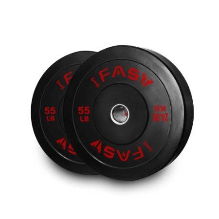 Olympic Bumper Weight Plates – 55LB Pair
