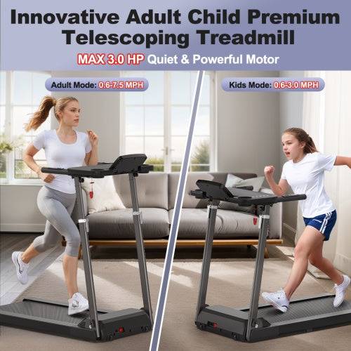 Treadmill with Desk Workstation – Adjustable Height & Folding Design 🏃‍♂️💼