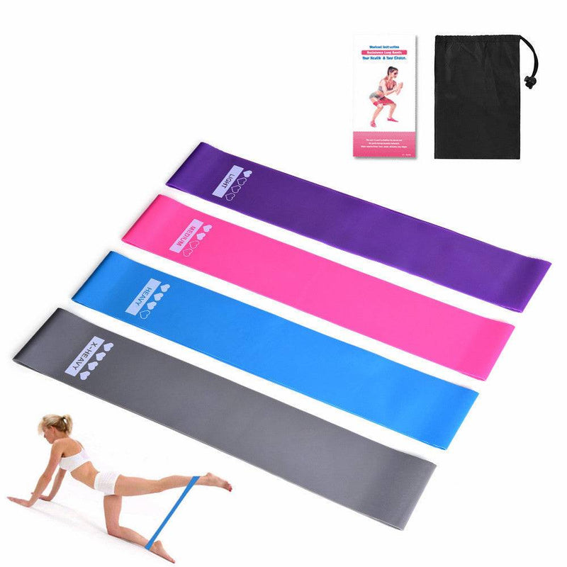 Elastic Booty Resistance Bands for Fitness, Yoga & Strength Training