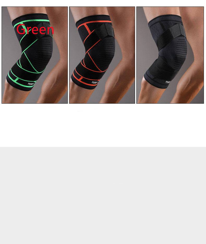 Breathable Sports Compression Knee Sleeve for Joint Support Green