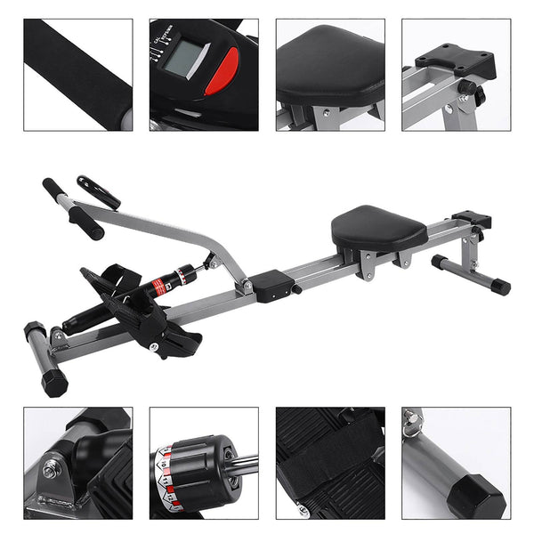 Steel Rowing Machine – Full-Body Cardio & Strength Training for Home Gym