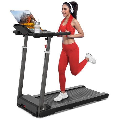 Treadmill with Desk Workstation – Adjustable Height & Folding Design 🏃‍♂️💼