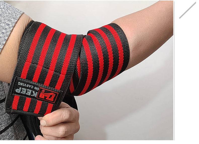 Elastic Elbow Compression Bandage Sleeve – Adjustable Support for Basketball