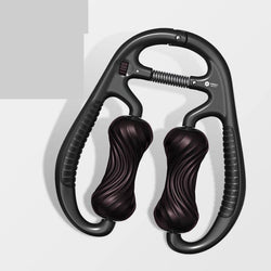 Adjustable Ring Clip Calf Massager – Foam Roller for Muscle Relaxation and Yoga Black