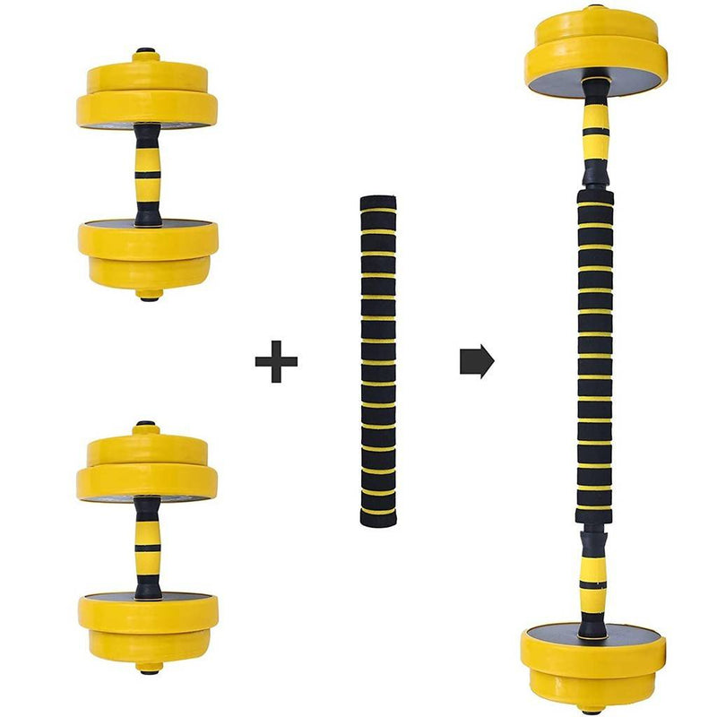 Adjustable Dumbbell & Barbell Weight Set – 33LB Multifunctional Free Weights for Home Gym 💪🏋️